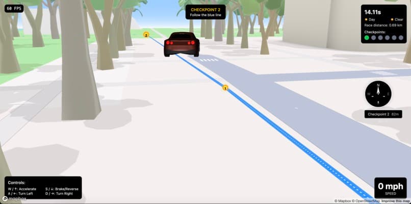 World Racing Screenshot - Car racing through urban streets