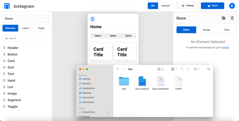 Handheld - iOS app export and App Store publishing